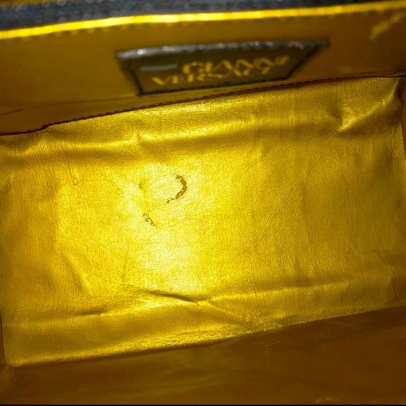 Gianni Versace Hand Bag  Yellow PVC💕💕 - Picture 8 of 9